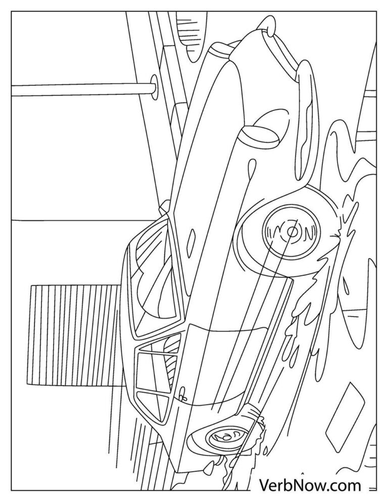 30 Sleek Ferrari Coloring Pages Printable 18