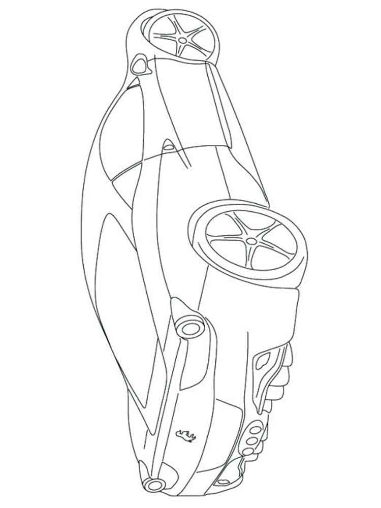 30 Sleek Ferrari Coloring Pages Printable 19