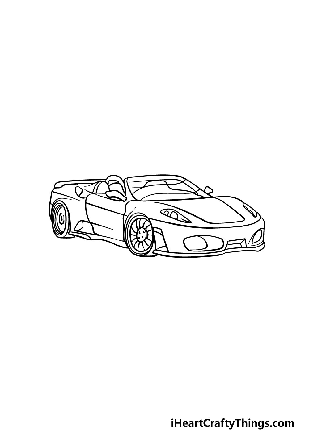 30 Sleek Ferrari Coloring Pages Printable 22