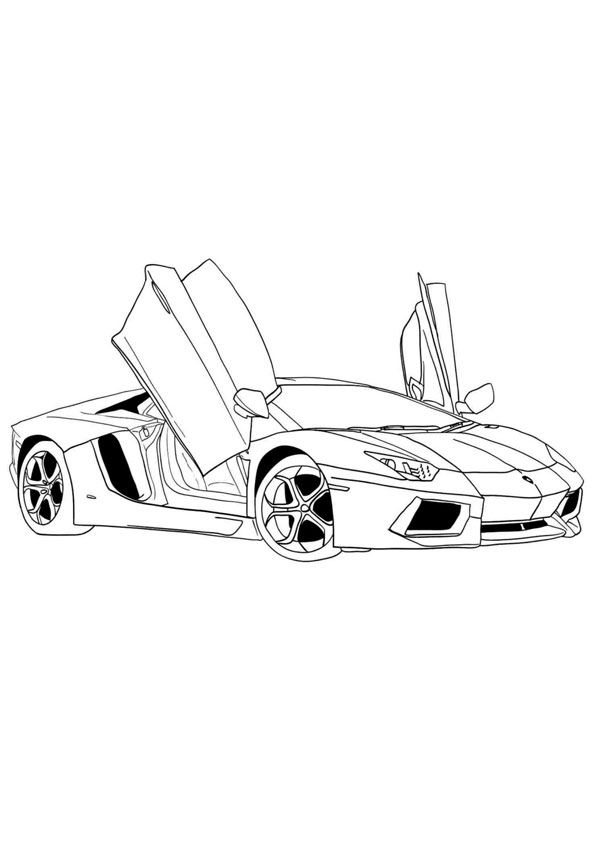 30 Sleek Ferrari Coloring Pages Printable 30