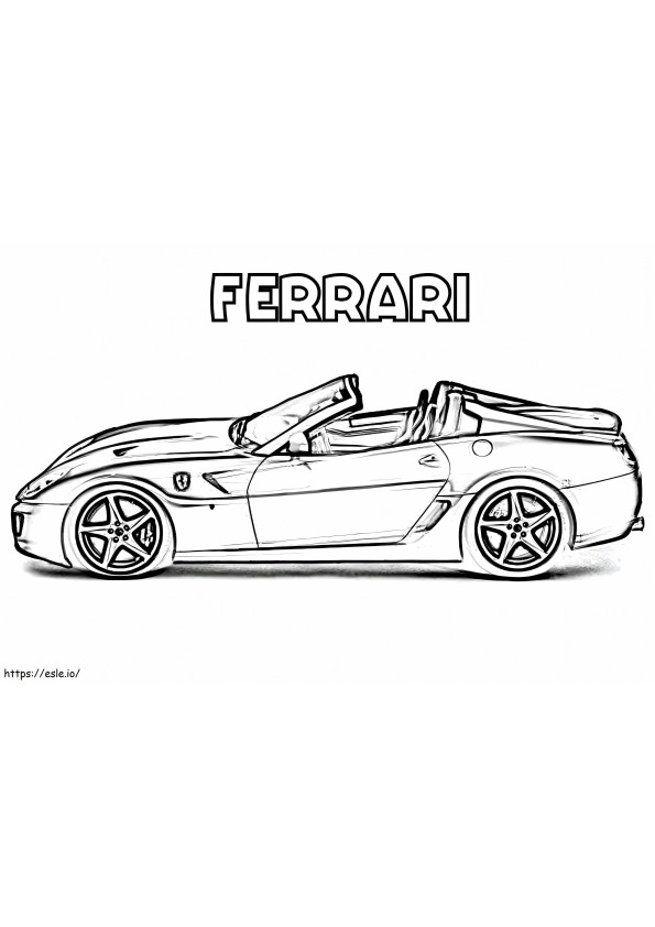 30 Sleek Ferrari Coloring Pages Printable 34