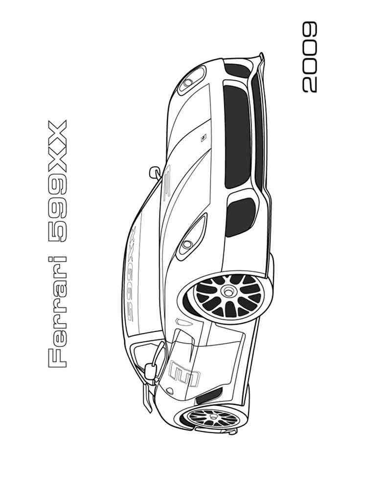 30 Sleek Ferrari Coloring Pages Printable 8