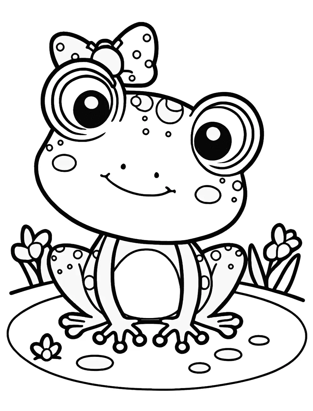 30 Small Frog Coloring Pages Printable 14