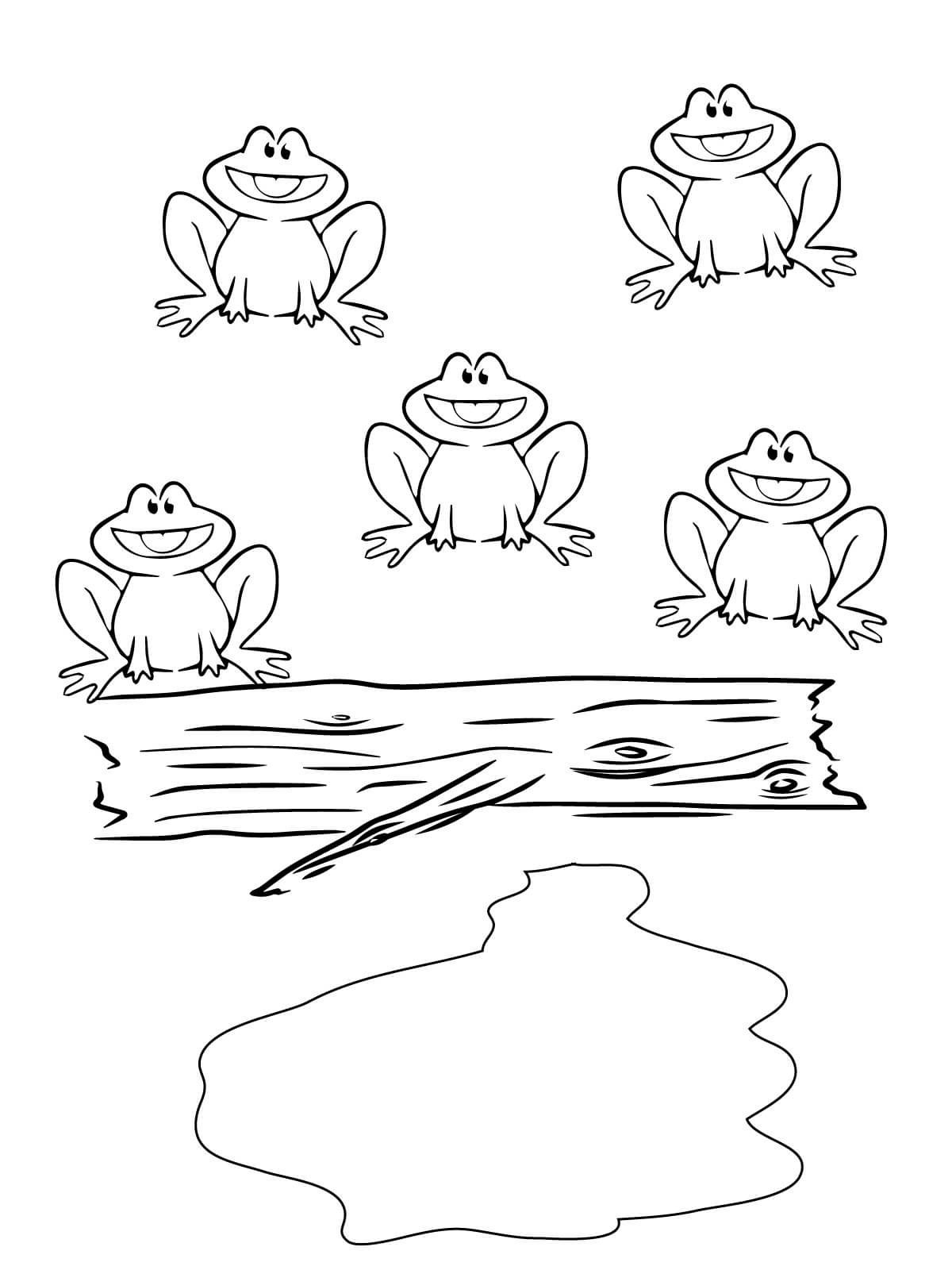 30 Small Frog Coloring Pages Printable 16