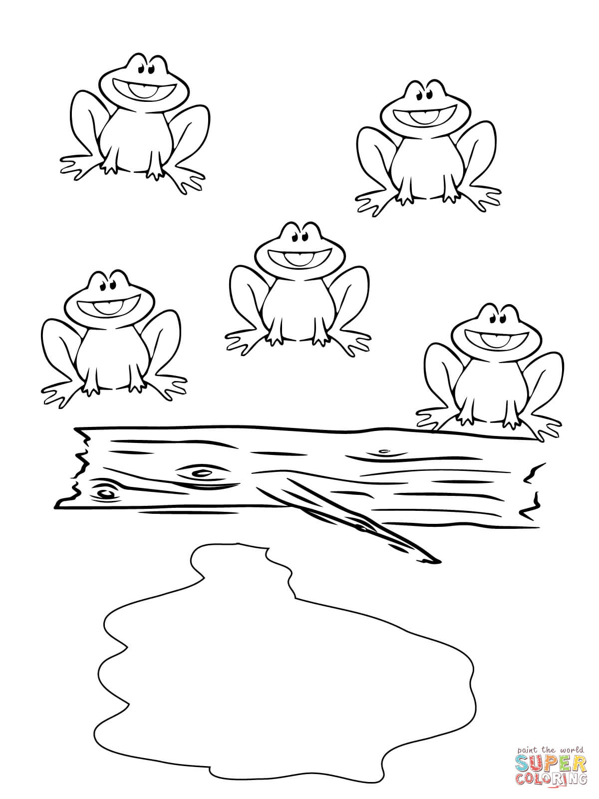 30 Small Frog Coloring Pages Printable 17