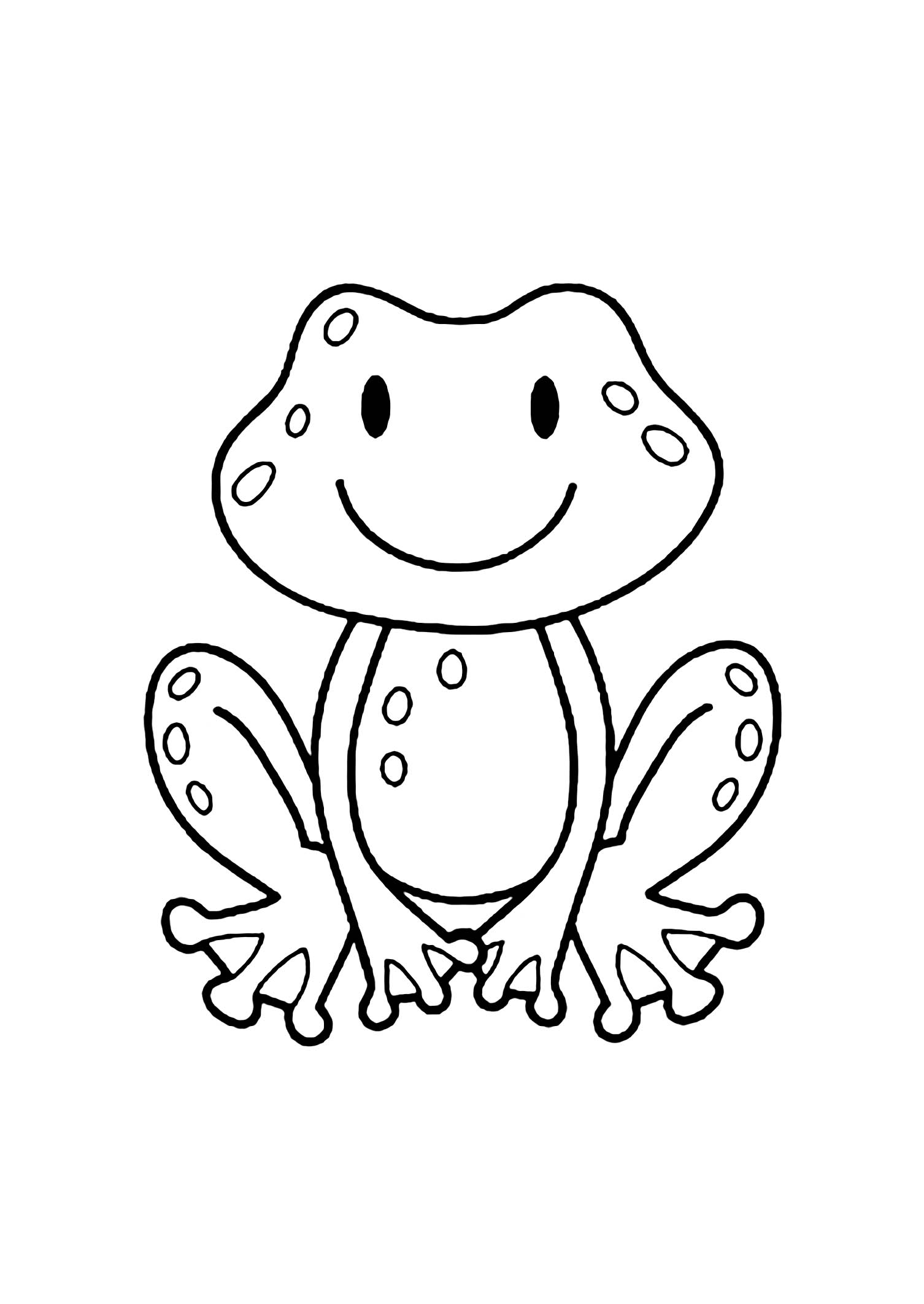 30 Small Frog Coloring Pages Printable 8