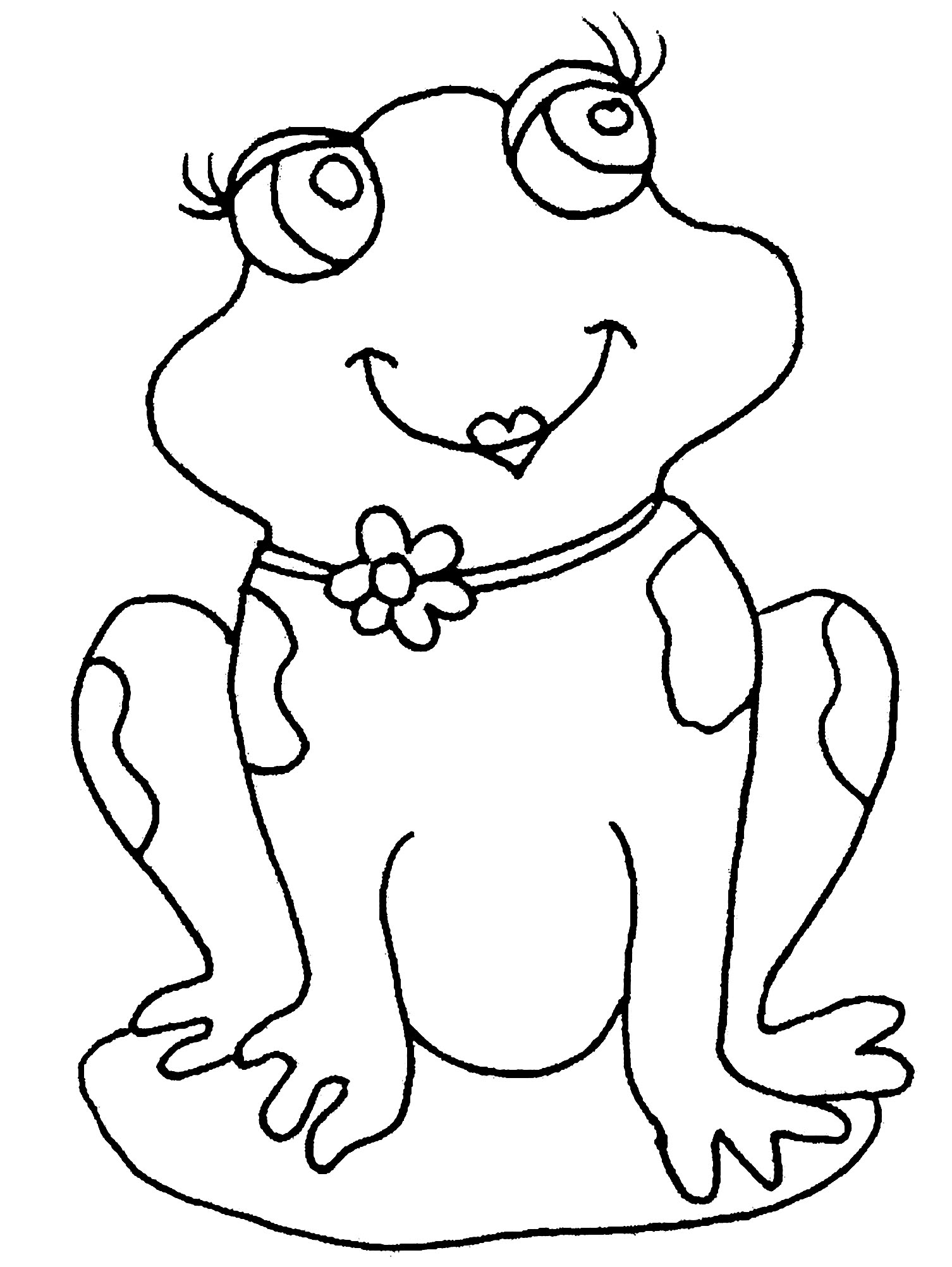 30 Small Frog Coloring Pages Printable 9