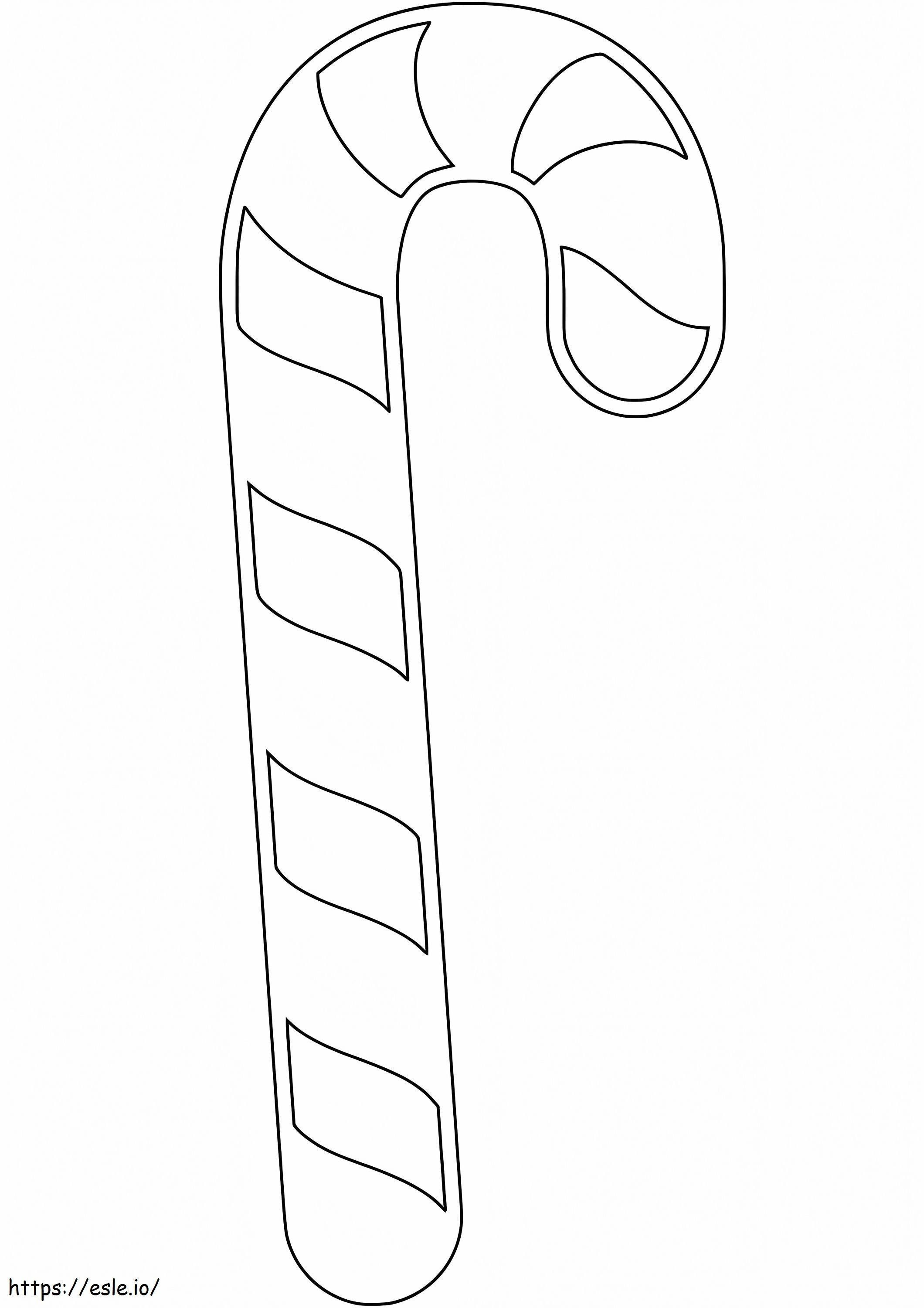 30 Sweet Candy Cane Coloring Pages for Kids Printable 14