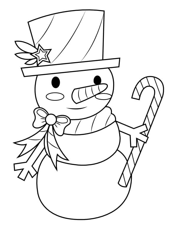 30 Sweet Candy Cane Coloring Pages for Kids Printable 18