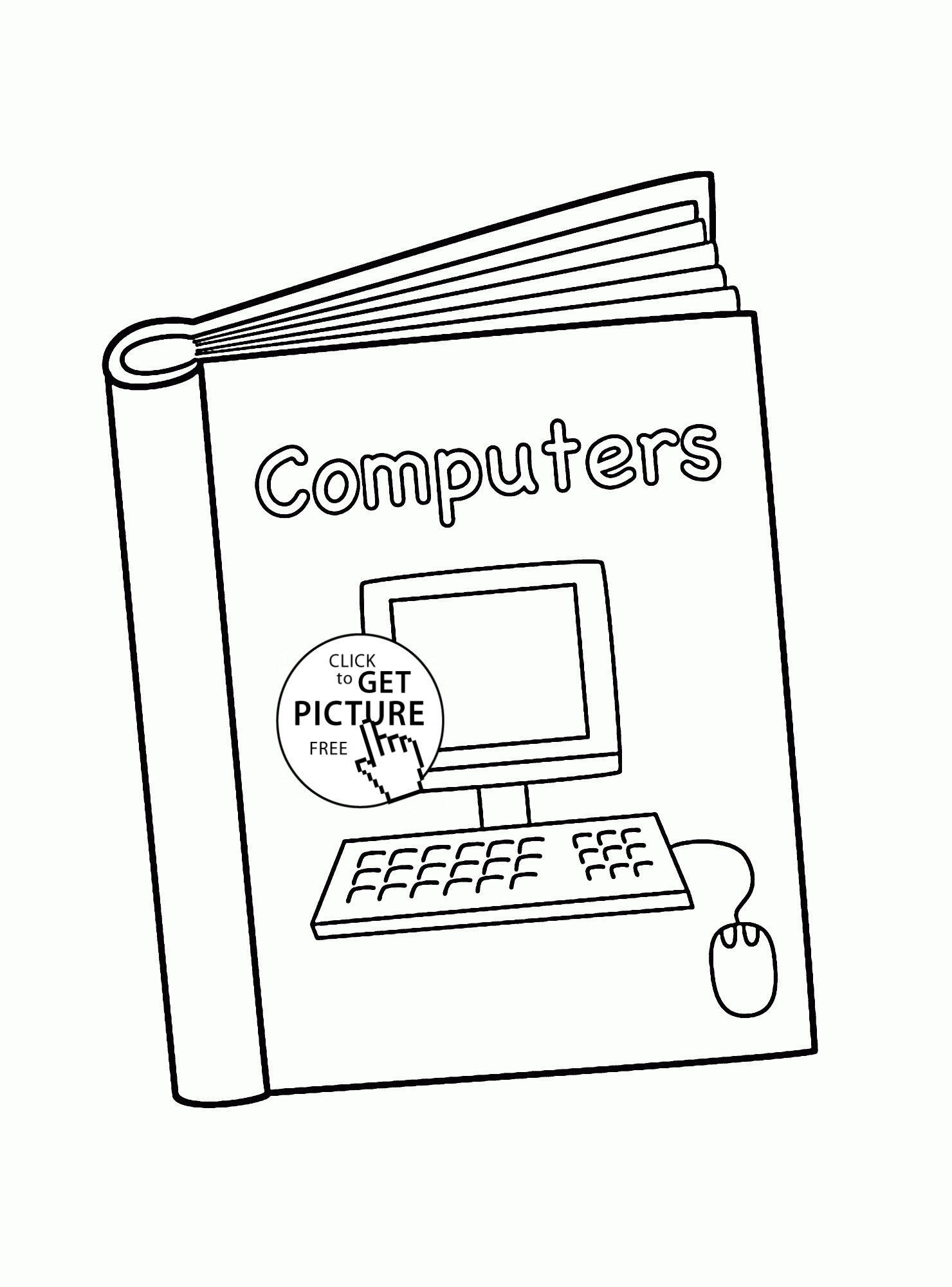 30 Tech Computer Coloring Pages Printable 10