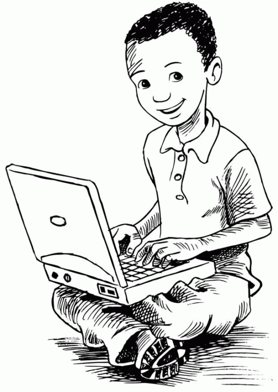 30 Tech Computer Coloring Pages Printable 16