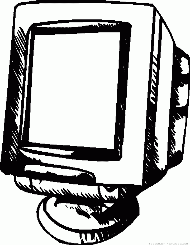 30 Tech Computer Coloring Pages Printable 21