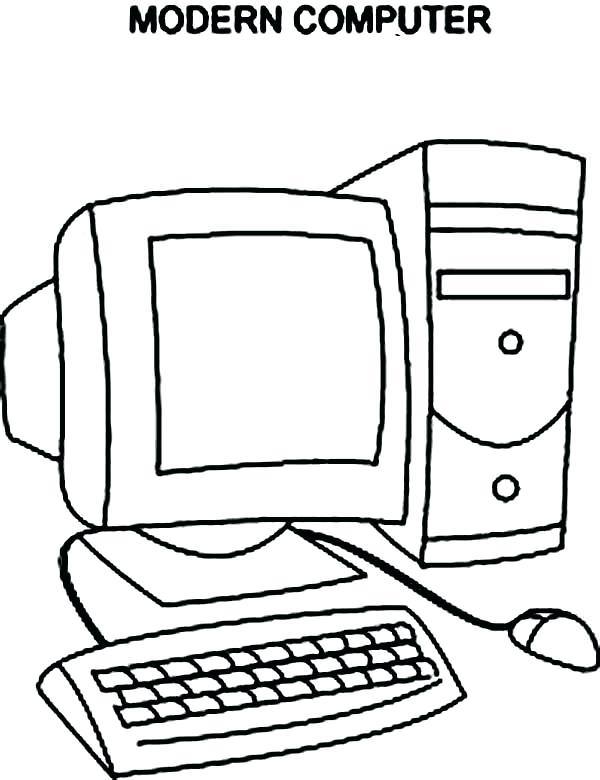 30 Tech Computer Coloring Pages Printable 26