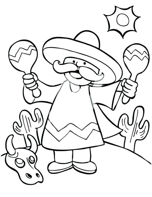 30 Vibrant Mexico Coloring Pages Printable 2