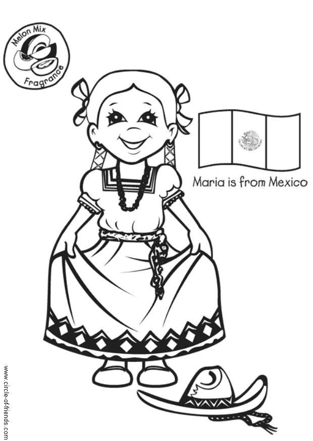 30 Vibrant Mexico Coloring Pages Printable 22