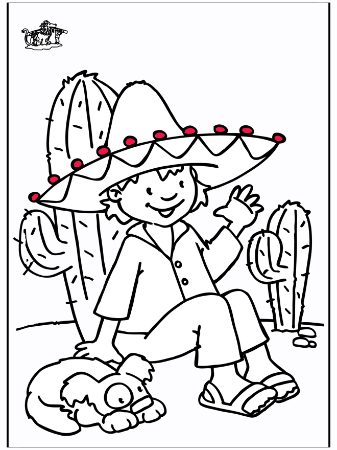 30 Vibrant Mexico Coloring Pages Printable 27