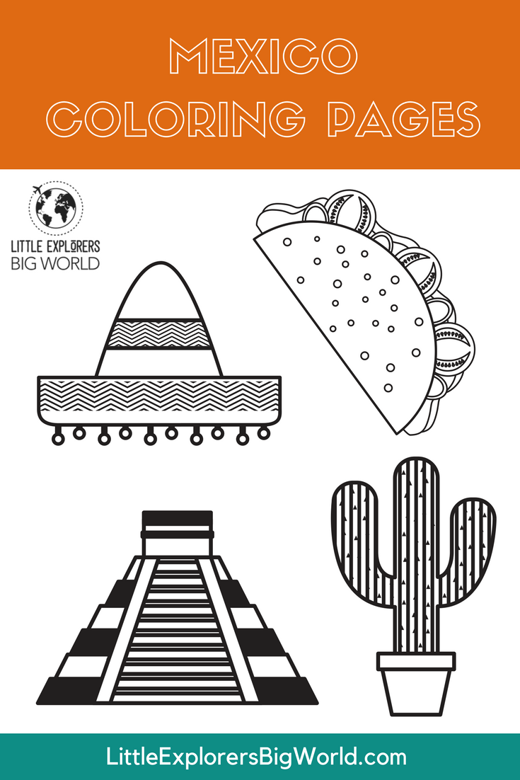 30 Vibrant Mexico Coloring Pages Printable 28