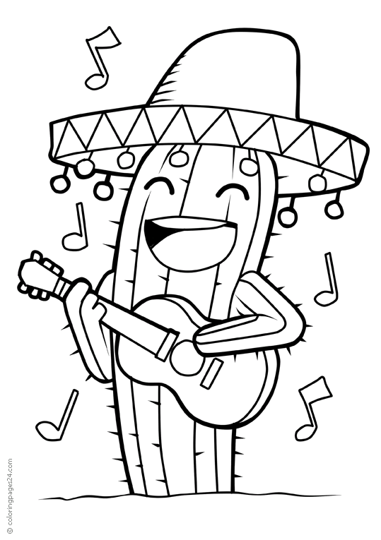 30 Vibrant Mexico Coloring Pages Printable 5