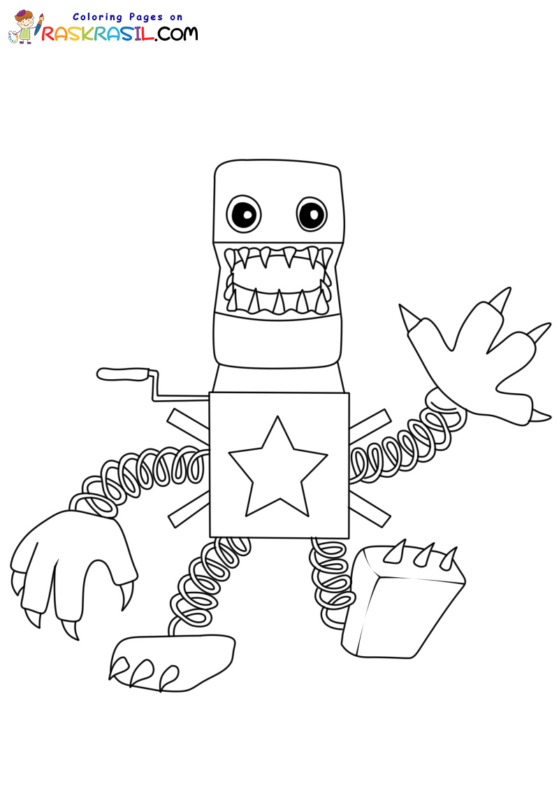 31 Boxy Boo Project Playtime Coloring Pages Printable 1