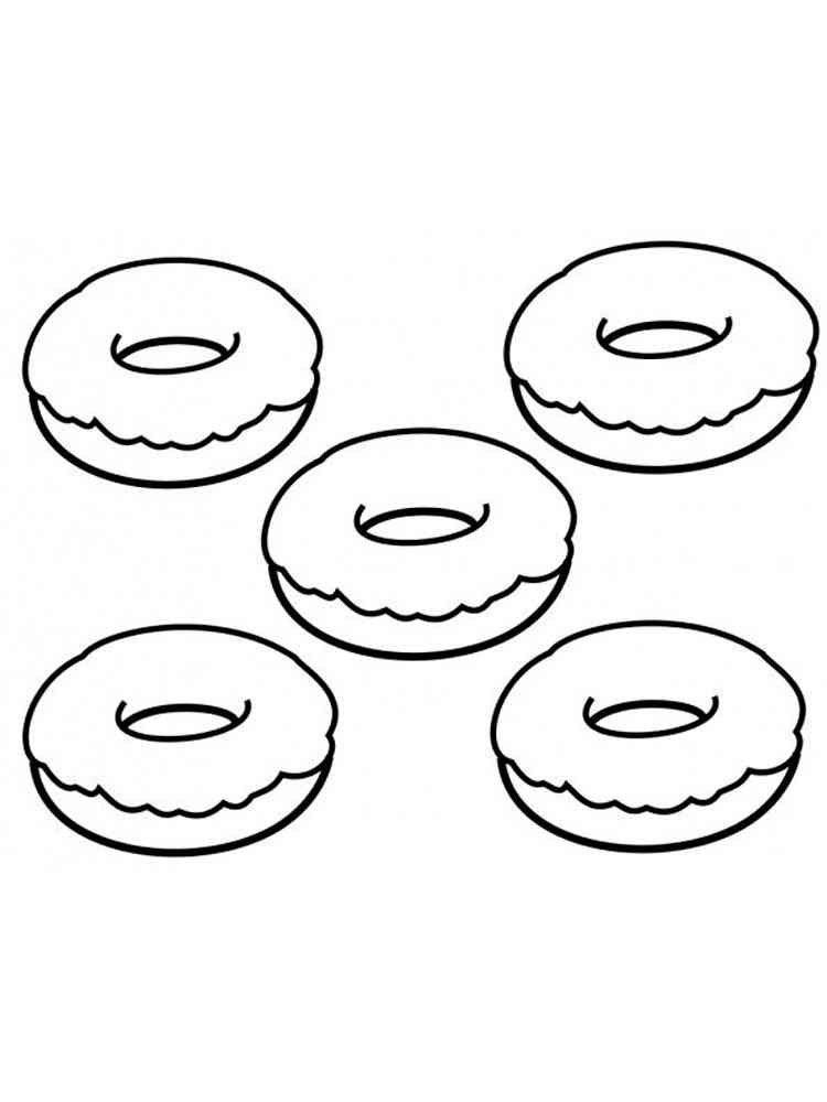 31 Donut Coloring Pages Printable 30