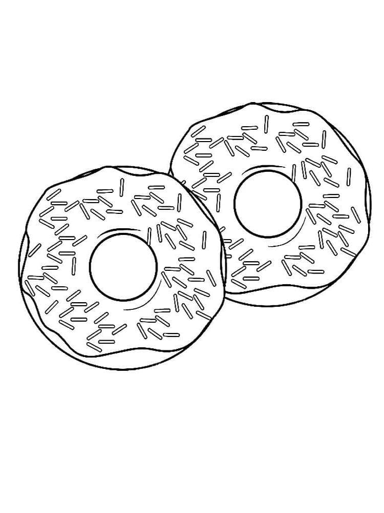 31 Donut Coloring Pages Printable 8