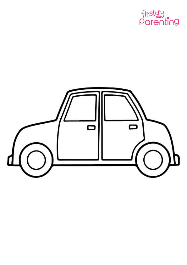 31 Easy Car Coloring Pages Printable 1