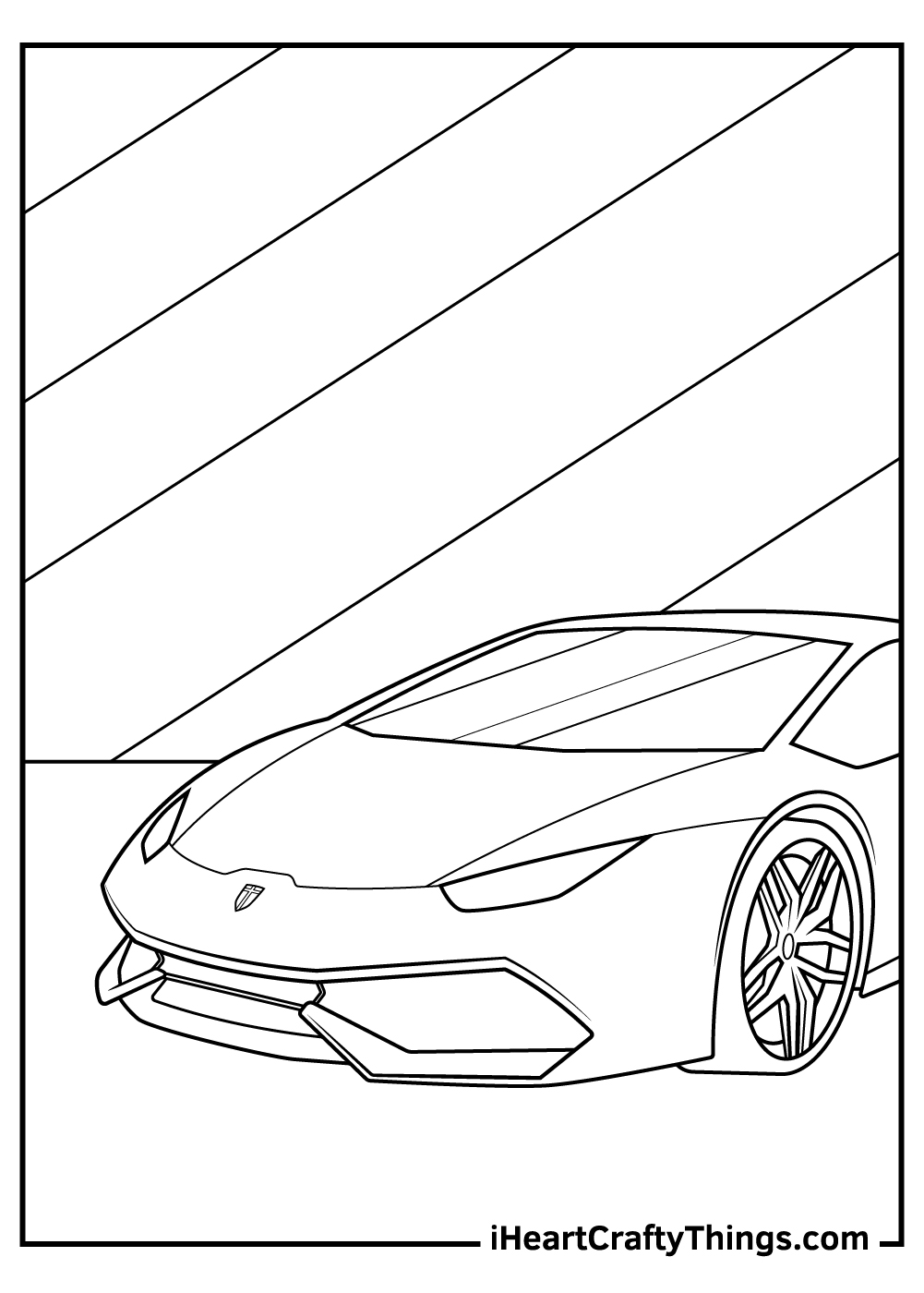 31 Easy Car Coloring Pages Printable 10