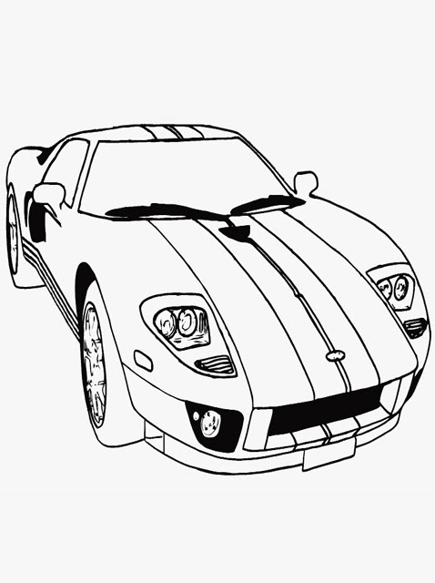 31 Easy Car Coloring Pages Printable 26