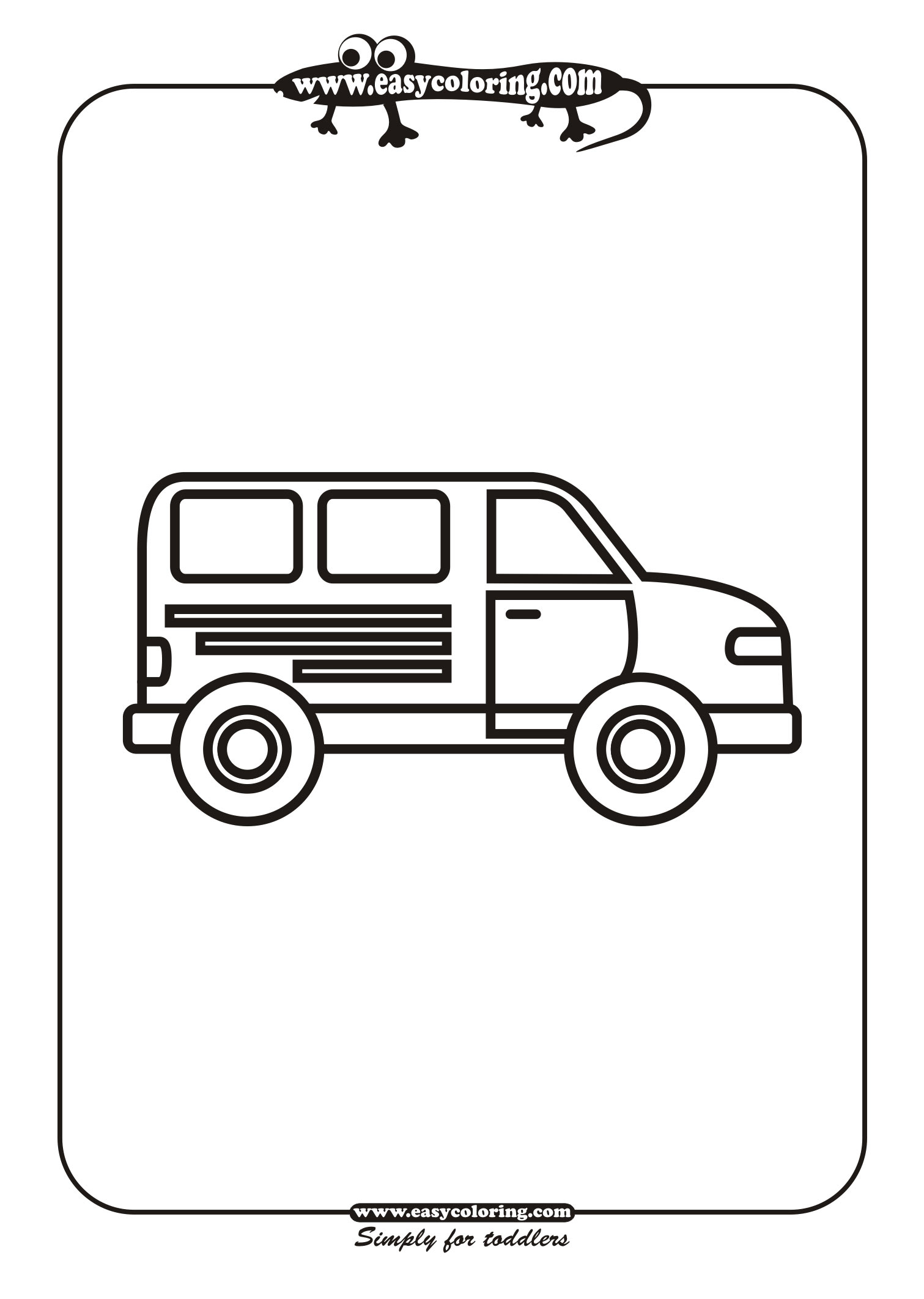 31 Easy Car Coloring Pages Printable 33