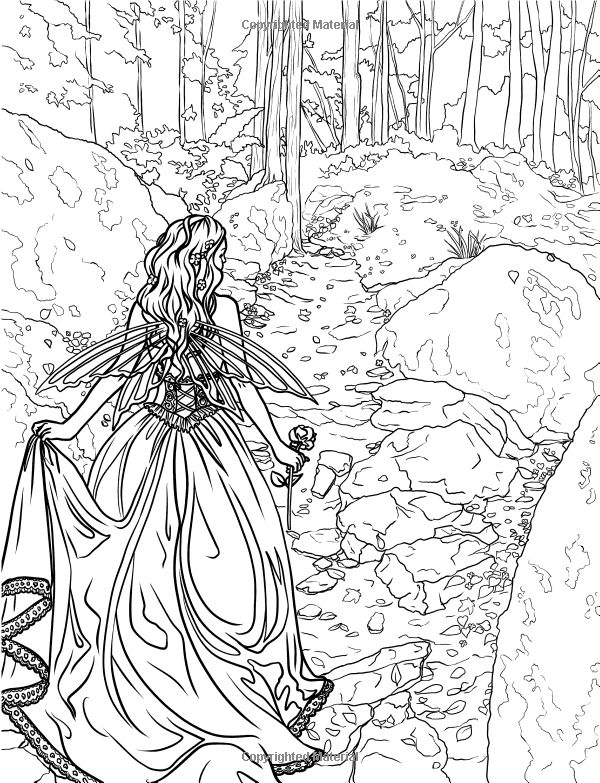 31 Enchanting Forest Coloring Pages Printable 12