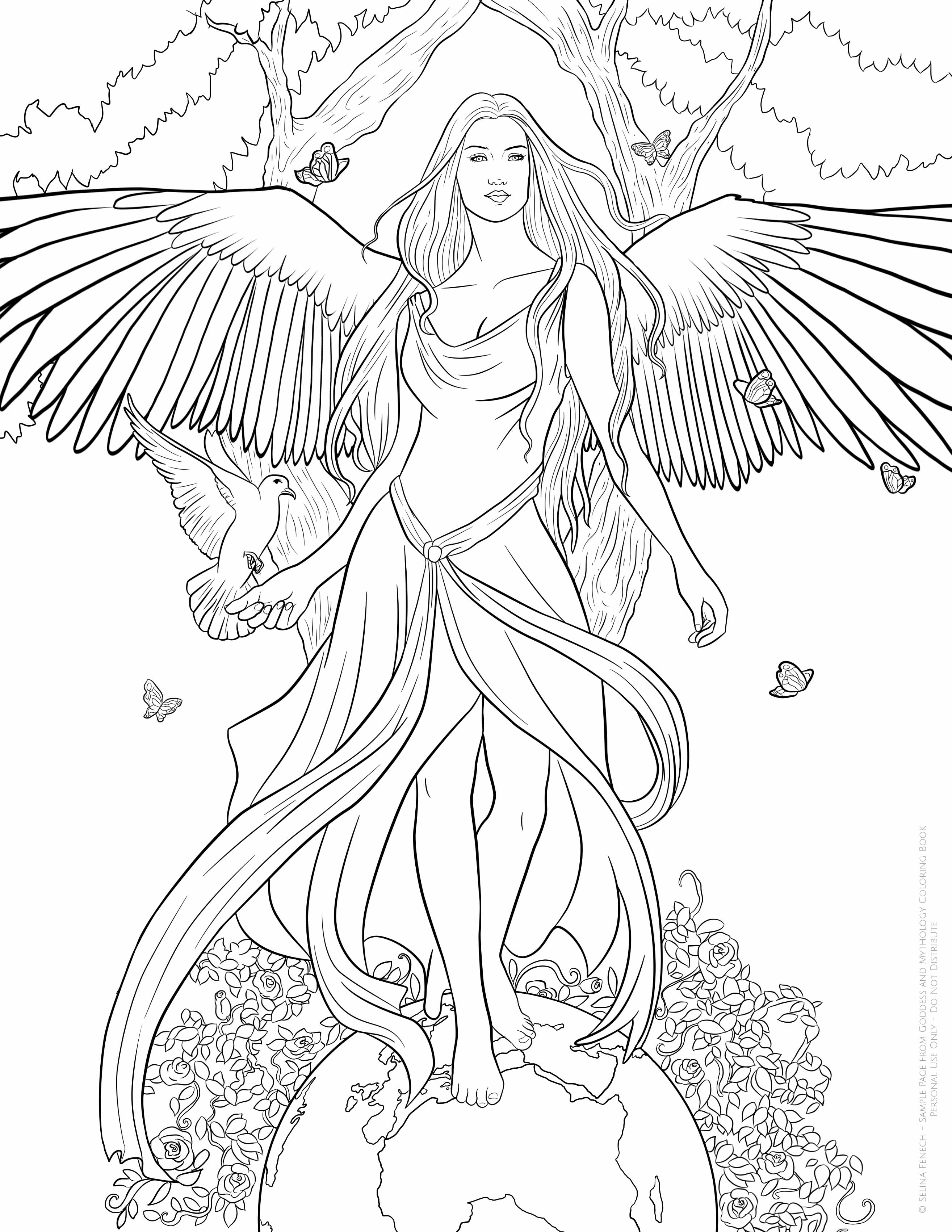 31 Enchanting Forest Coloring Pages Printable 13