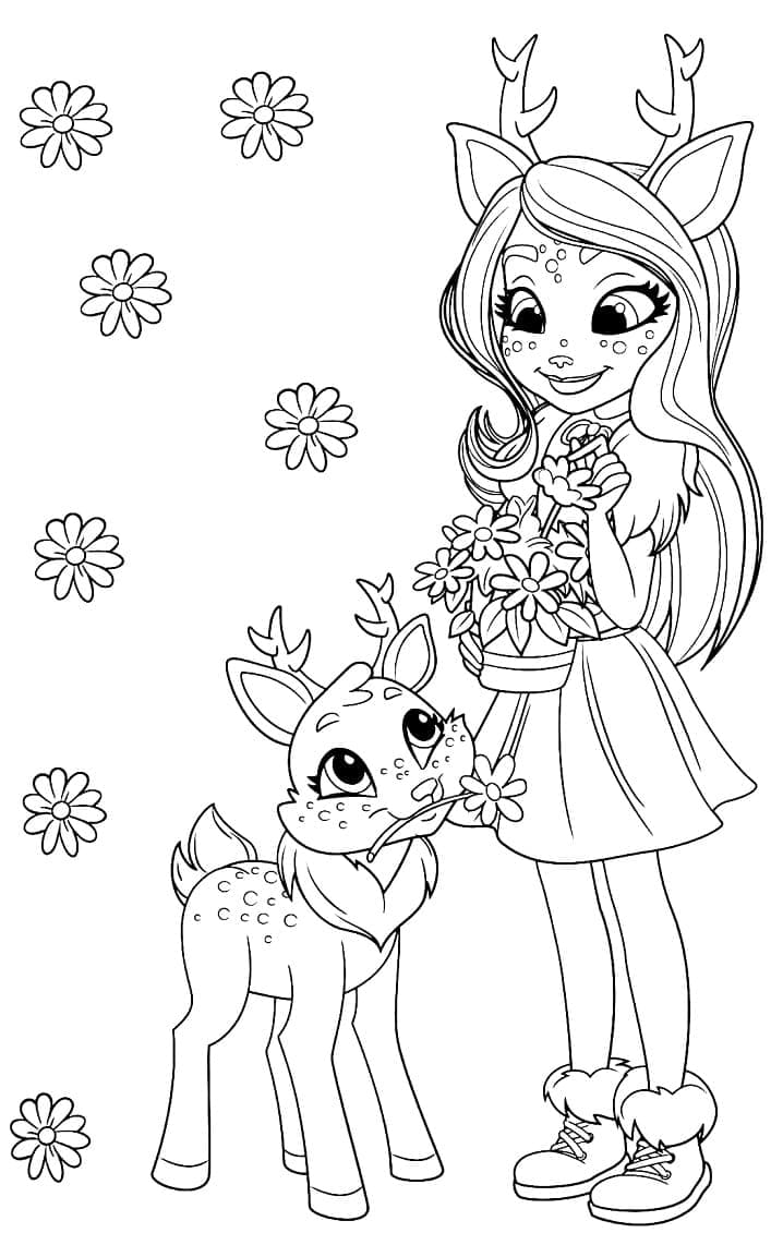 31 Enchanting Forest Coloring Pages Printable 18