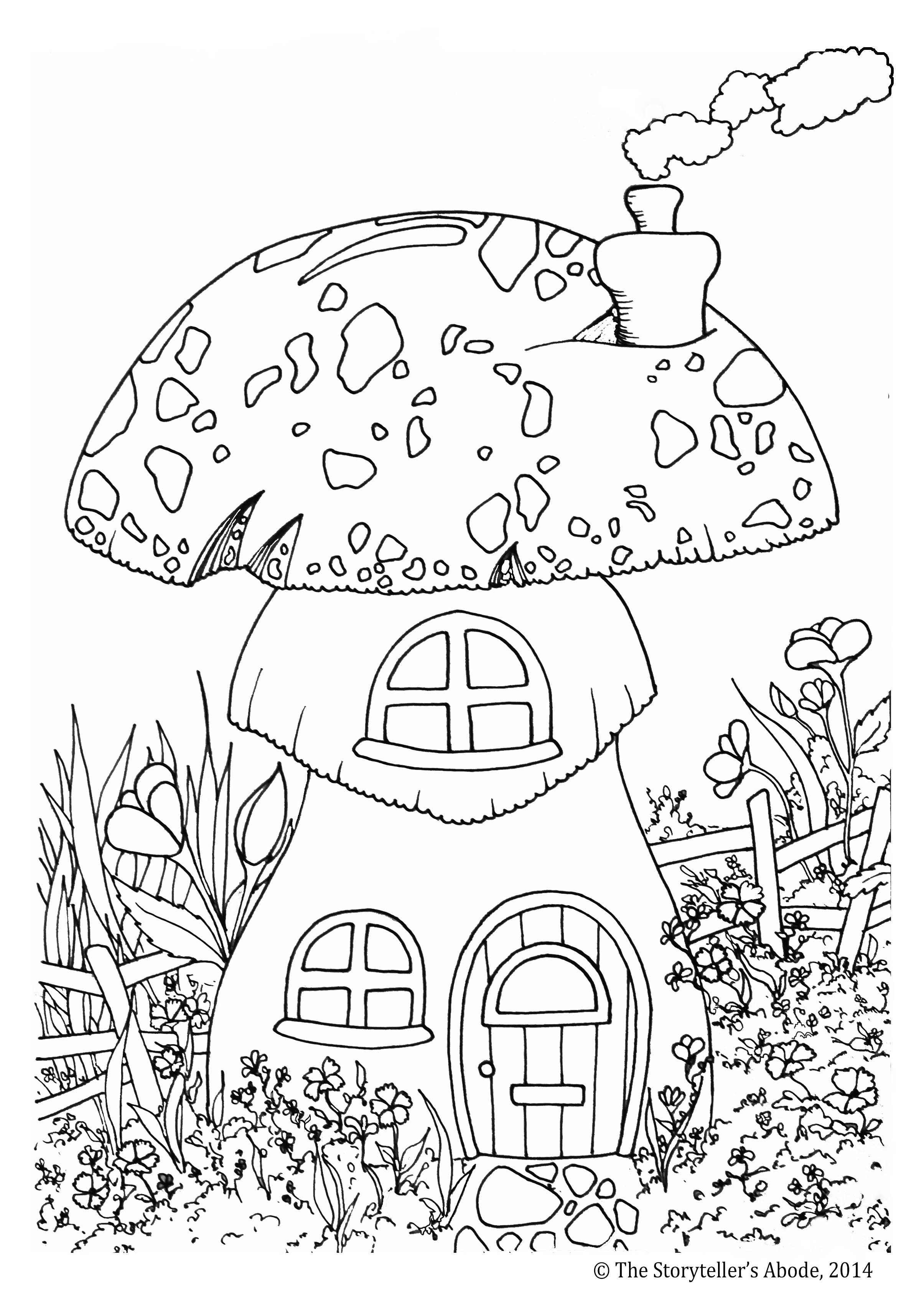 31 Enchanting Forest Coloring Pages Printable 2