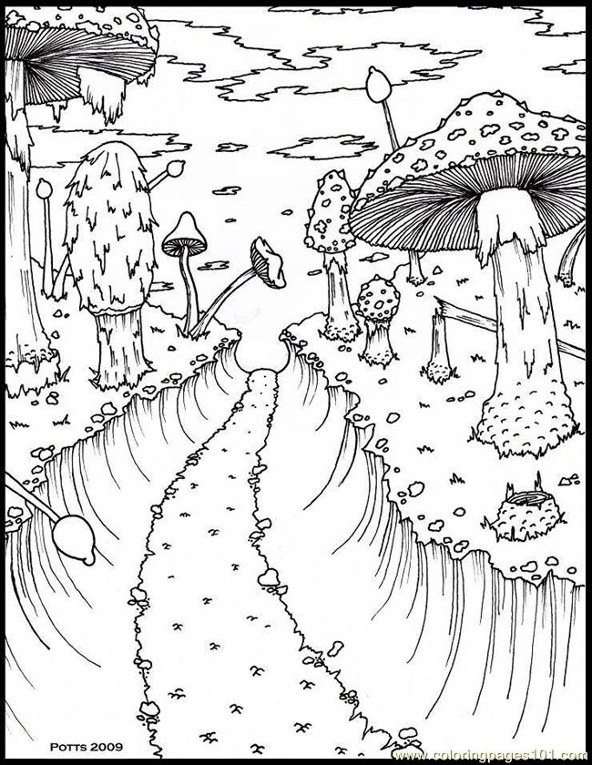 31 Enchanting Forest Coloring Pages Printable 28