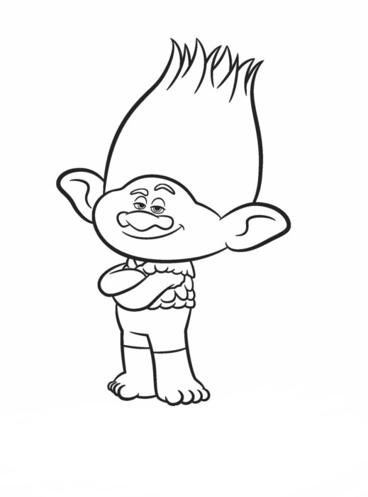 31 Giant Trolls Coloring Pages Printable 14