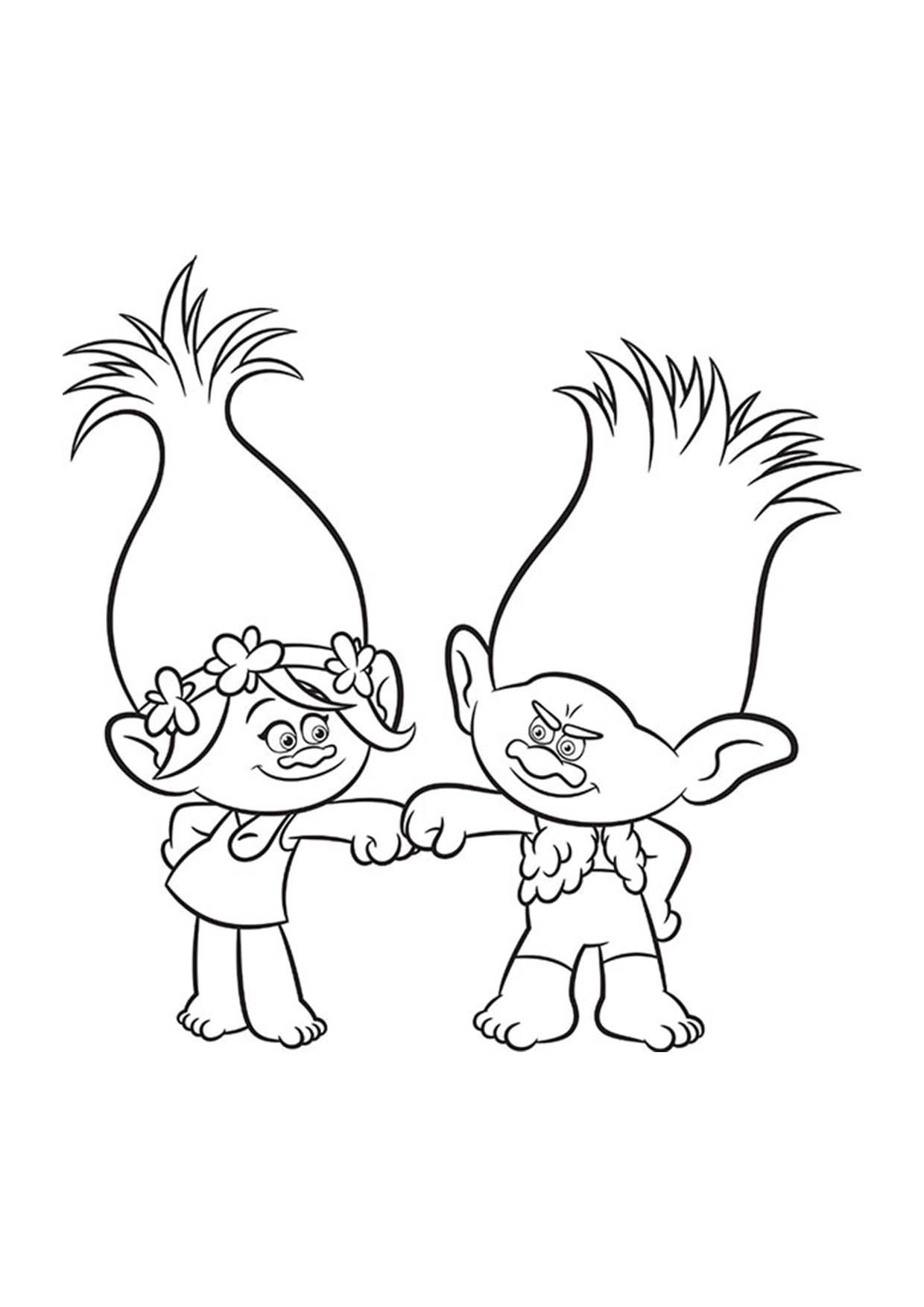 31 Giant Trolls Coloring Pages Printable 15