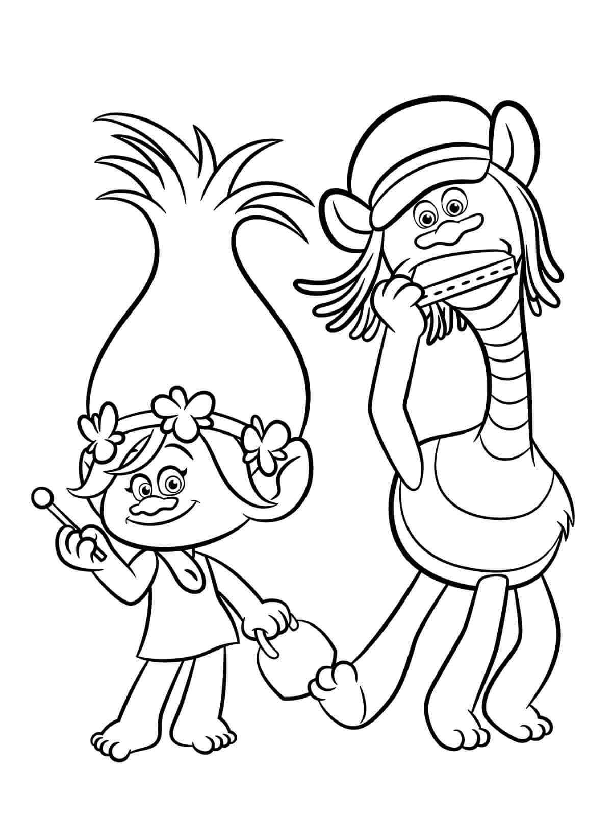 31 Giant Trolls Coloring Pages Printable 16