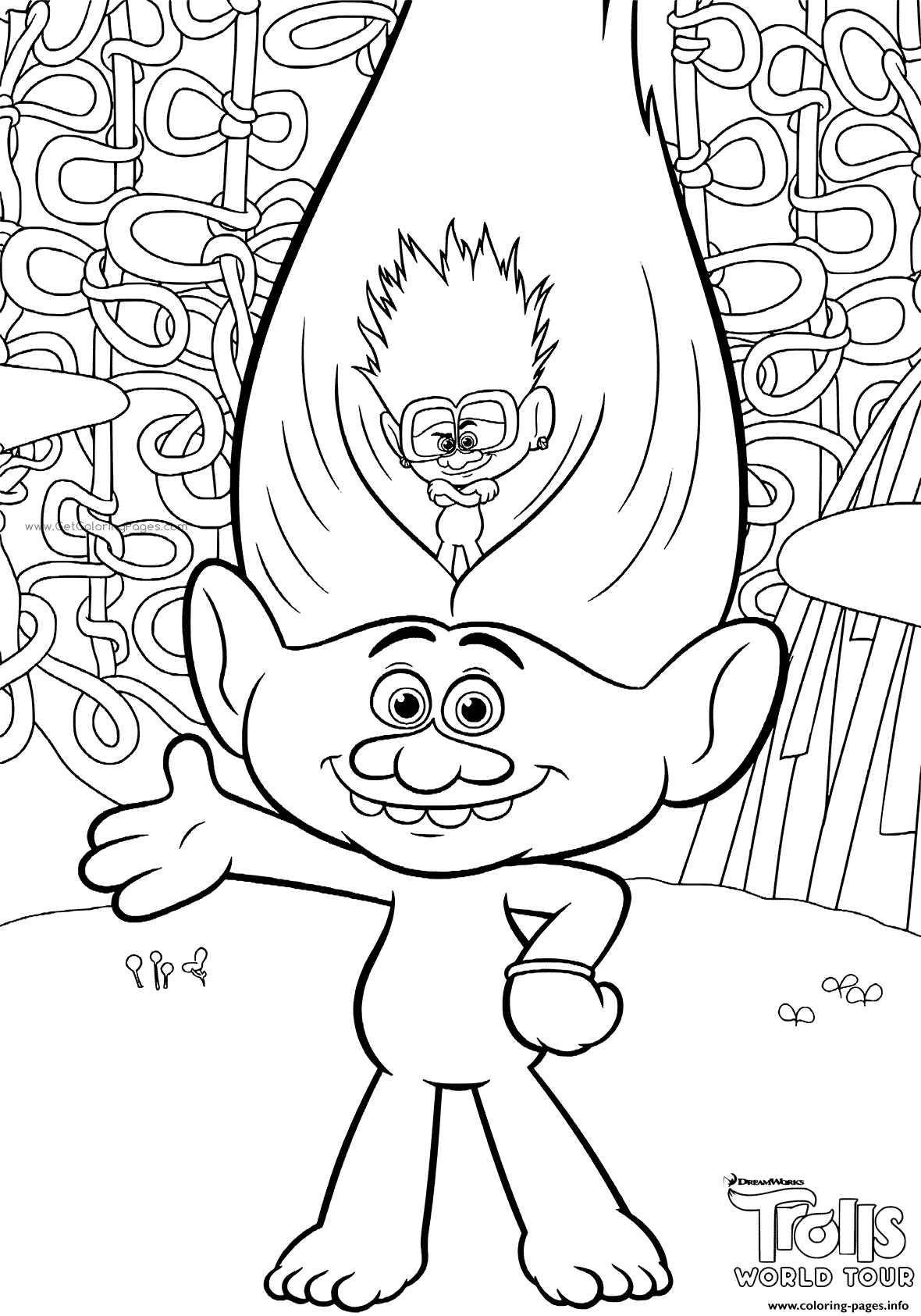 31 Giant Trolls Coloring Pages Printable 30