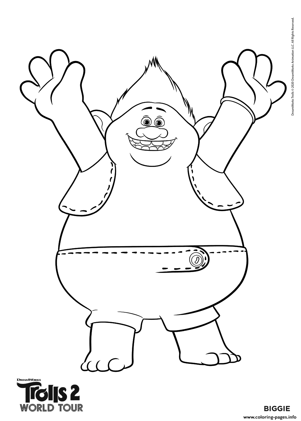 31 Giant Trolls Coloring Pages Printable 6