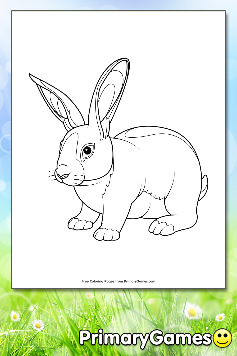 31 Rabbit Coloring Pages To Print Printable 16