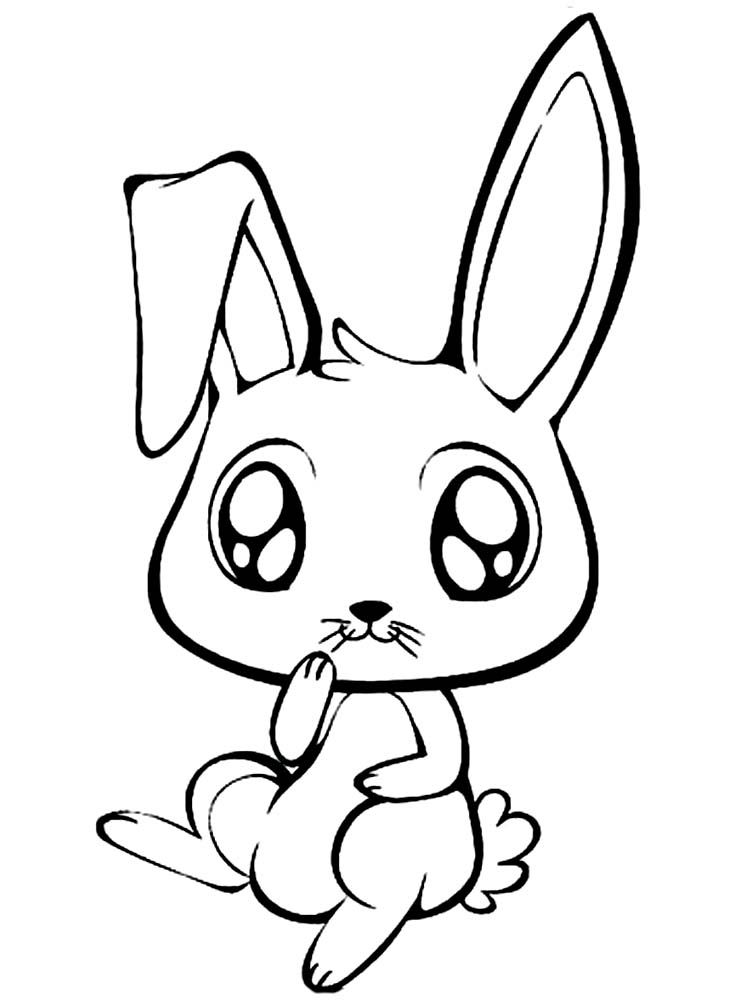 31 Rabbit Coloring Pages To Print Printable 20