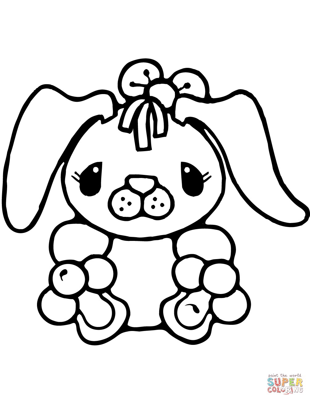 31 Rabbit Coloring Pages To Print Printable 24