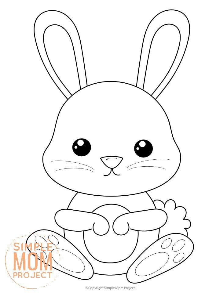 31 Rabbit Coloring Pages To Print Printable 28