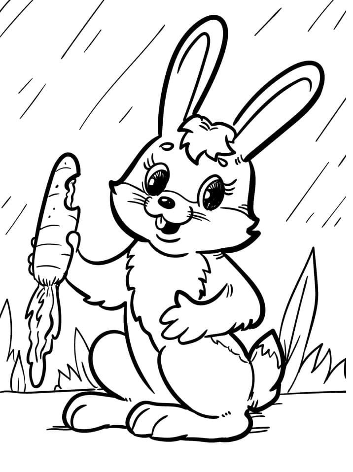 31 Rabbit Coloring Pages To Print Printable 33