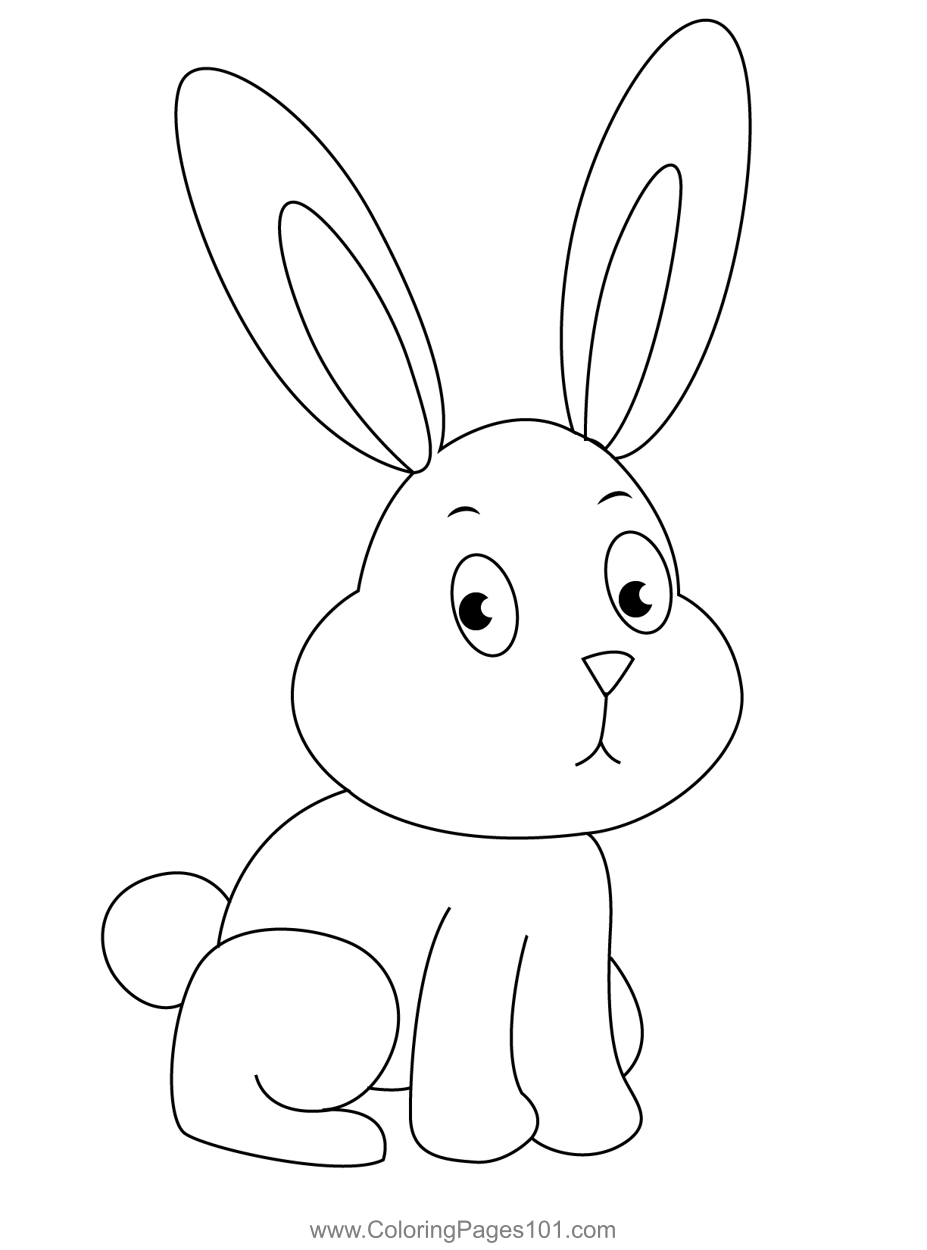 31 Rabbit Coloring Pages To Print Printable 35