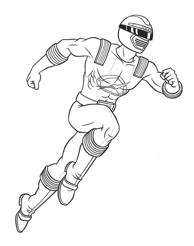 32 Action-Packed Power Rangers Coloring Pages Printable 1