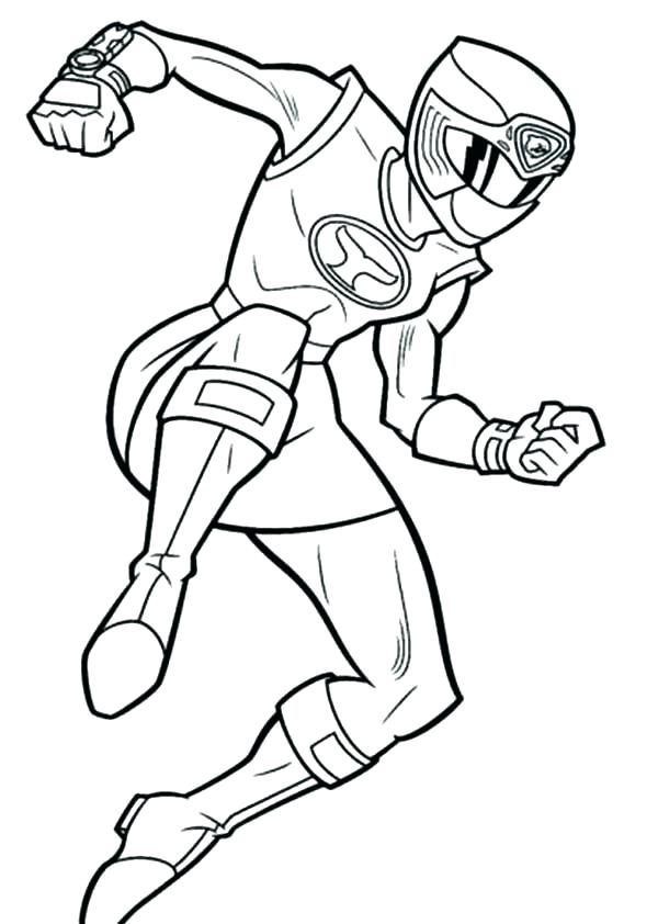 32 Action-Packed Power Rangers Coloring Pages Printable 10