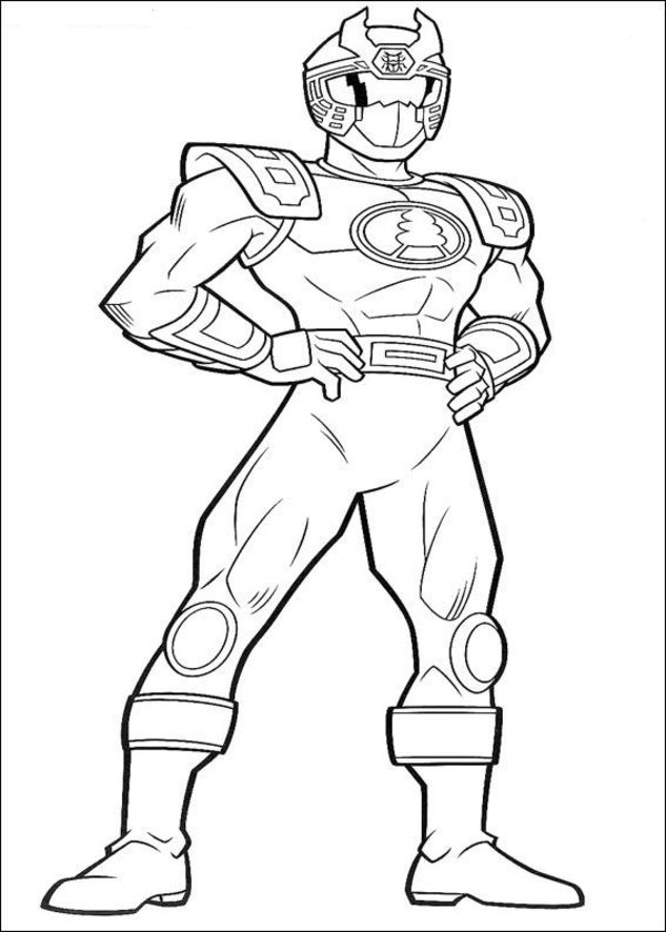 32 Action-Packed Power Rangers Coloring Pages Printable 18