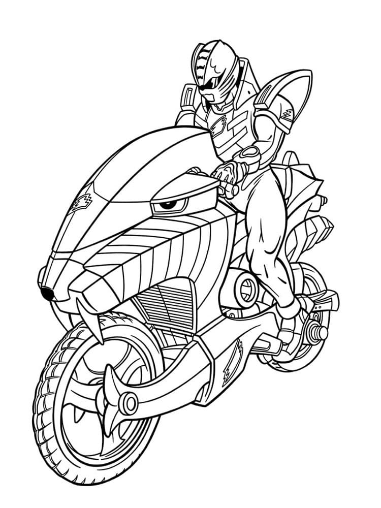 32 Action-Packed Power Rangers Coloring Pages Printable 19