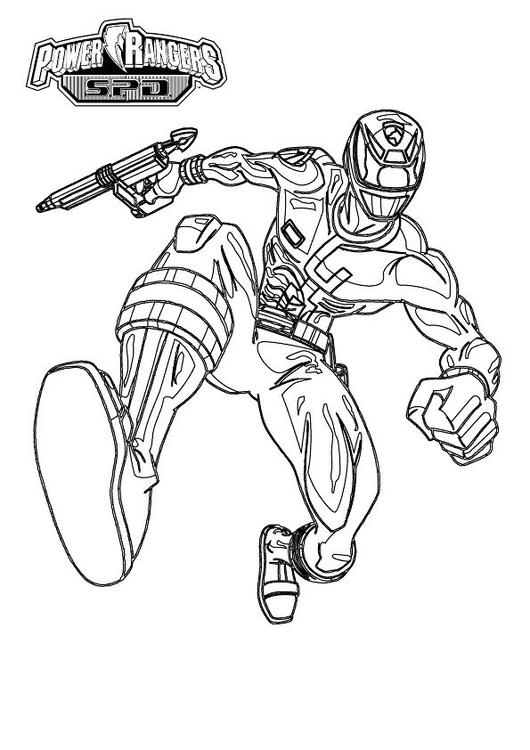 32 Action-Packed Power Rangers Coloring Pages Printable 26